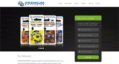 Desktop Screenshot of premiumbatteries.com